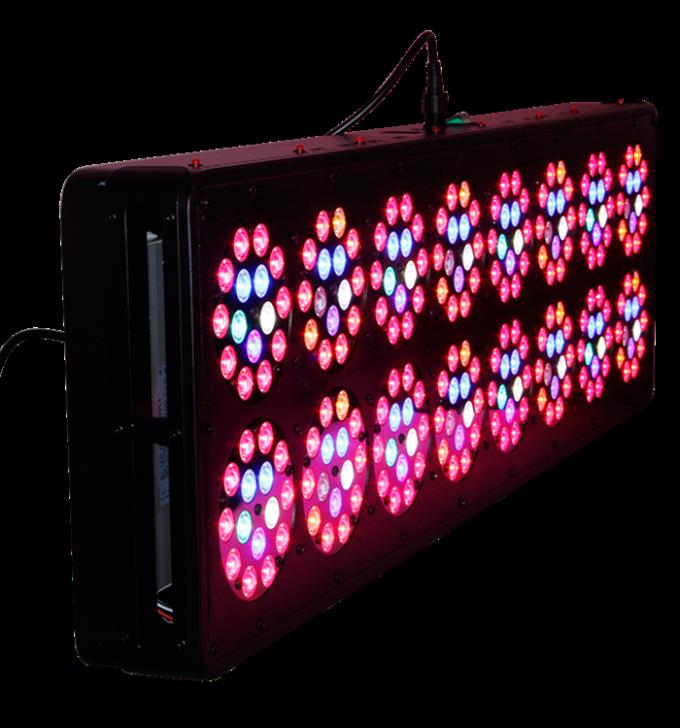 AC100-277V LED Grow Lights APOLO 16 400W PPF 1.8umol/J Alluminum Material