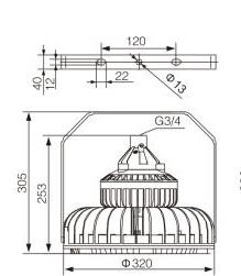 100lpw Explosion Proof LED High Bay Lighting IP67 Offshore Oil Platforms Light 150W UFO