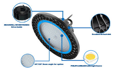 Long Lifespan Industrial LED High Bay Light 150 Watts With Tempered Glass