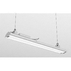 PIR Sensor Linear LED Low Bay SMD2835 Light Source Aluminum And PC Cover