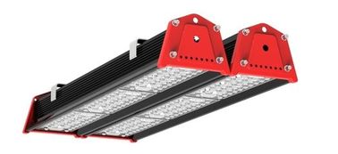 Black Red LED Low Bay Garage Lighting / Bus Station Linear Lights 150 Wattage