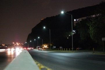 Industrial 120W Exterior Street Lights For Outdoor Road Security 579x325mm