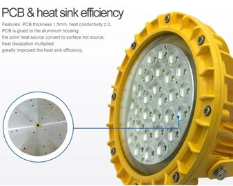 UFO 60W Explosion Proof LED High Bay Lighting Dangerouns Enironment Lamp 100lm/w